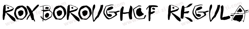 RoxboroughCF Regula字体转换